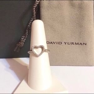David Yurman Pave Heart Ring